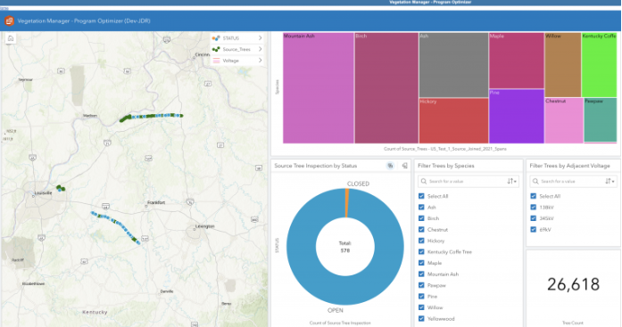 Trimble Vegetation Management Screenshot