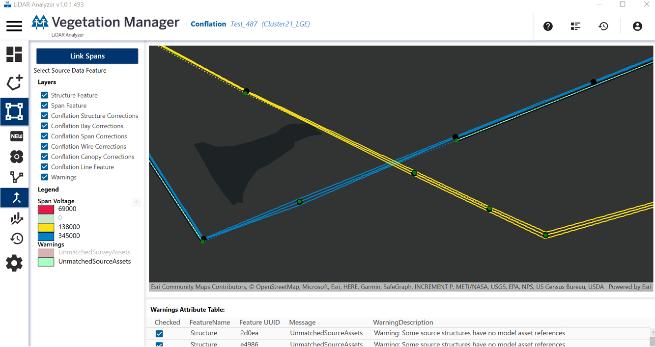 Vegetation Manager Asset & Network Topology