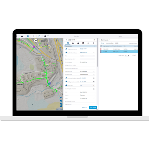 Feature list of Trimble Unity Contract Manager