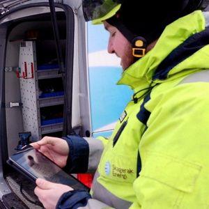 Copyright Haakon Barstad-Thomas Storås reports with Trimble Utility To Go that work is in progress